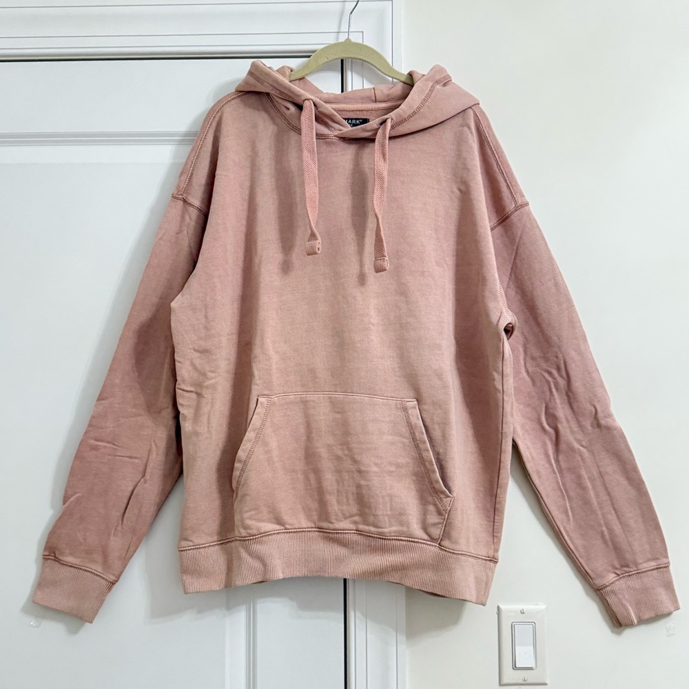 Primark Men's Dusty Pink Hoodie - Picture 8 of 8